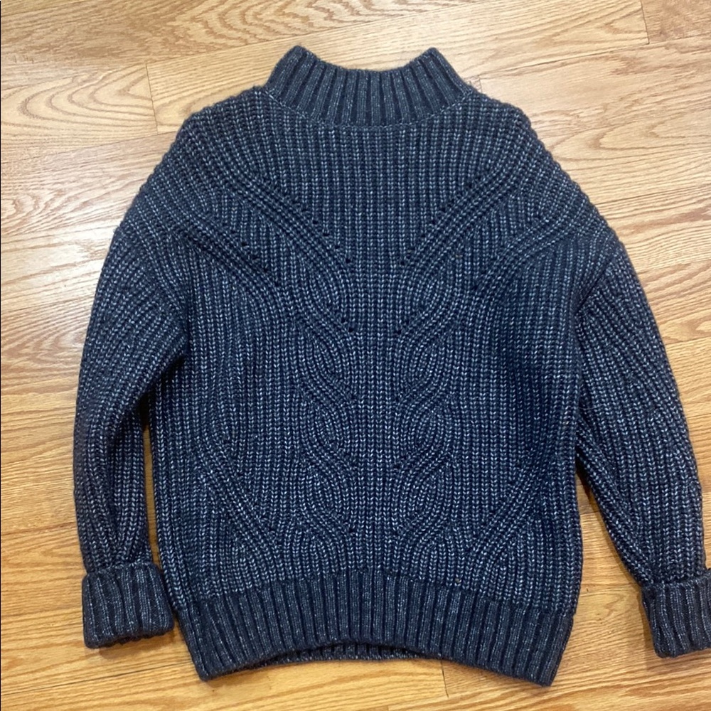 Columbia Women's Black Cable Knit Sweater
